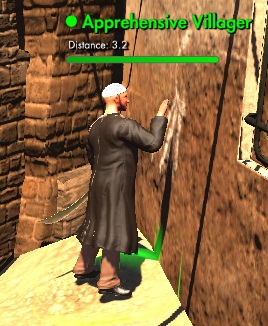 Apprehensive Villager